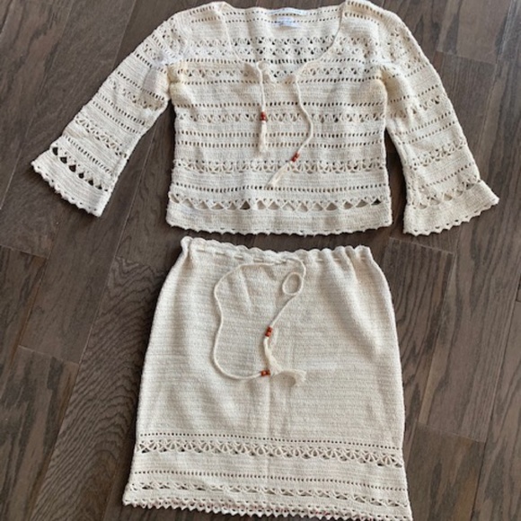 Tommy Hilfiger Dresses & Skirts - Tommy Hilfiger Hand Knit Top and Skirt Set